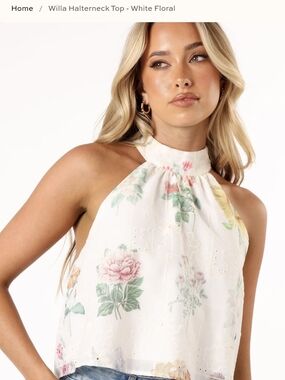 Petal And Pup Willa Halterneck Top